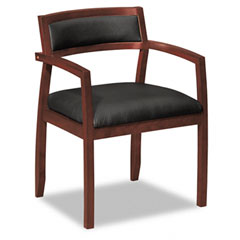 BSXVL852NST11 - basyx&trade; Wood Guest Chair with Upholstered Back