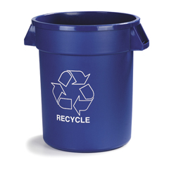 CFS341044REC14CS - Carlisle Bronco Round Recycling Cans