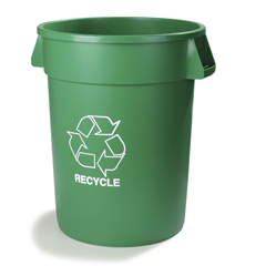 CFS341020REC09CS - CarlisleBronco Round Recycling Cans