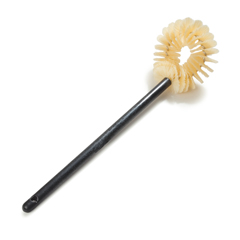 CFS3621921700CS - Carlisle Flo-Pac&reg; White Tampico Bowl Brush