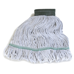CFS369418B00CS - Carlisle Premium Medium Natural Yarn Mop Heads with Green Band