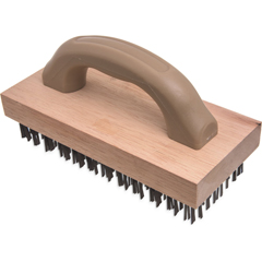 Brush with Flat Steel Bristles
