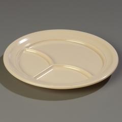 CFS4351425CS - Carlisle Dallas Ware&reg; 3-Compartment Plate