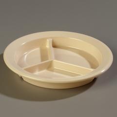 CFS4351625CS - Carlisle Dallas Ware&reg; 3-Compartment Plate