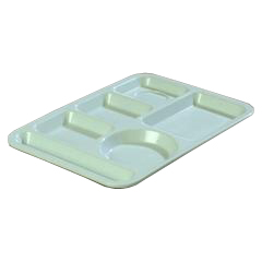 CFS4398100CS - Carlisle Left-Hand Rose Granite Melamine Tray