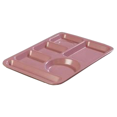 CFS4398193CS - Carlisle Left-Hand Rose Granite Melamine Tray