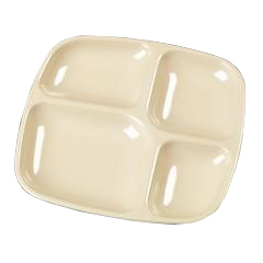 4-Compartment Server Tray