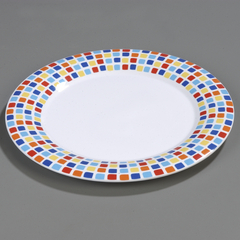 CFS44405917CS - Carlisle Palette Displayware Round Platter 15 - Spanish Tile