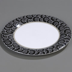 CFS44405921CS - Carlisle Palette Displayware Round Platter 15 - Black Waves