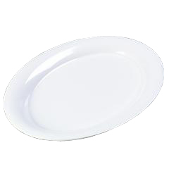 CFS4441202CS - Carlisle Palette Designer Displayware Wide Rim Oval Platter