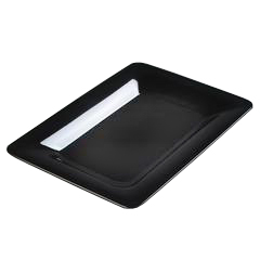 CFS4441403CS - Carlisle Palette Designer Displayware Wide Rim Rectangle Platter