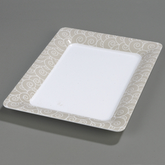 CFS44417922CS - Carlisle Palette Displayware Rectangle X - Tan Waves