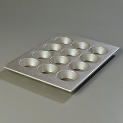 CFS601834CS - Carlisle Steeluminum&reg; Large Cup Cupcake Pan