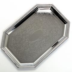 Buy Celebration Octagonal Tray with Beaded Border