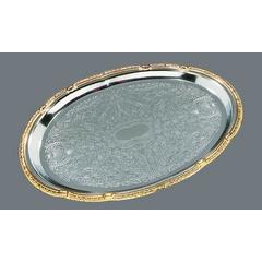 Carlisle Celebration� Oval Tray with Gold Border CFS 608913CS