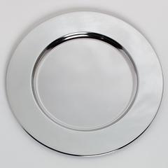 Charger Plate, Chrome 12-3/16