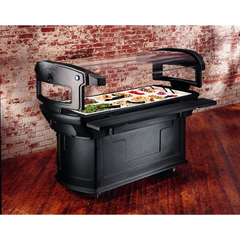 CFS771103CS - Carlisle Maximizer 6 Ft Food Bar - Black
