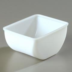 Delux Condiment Replacement Containers, White