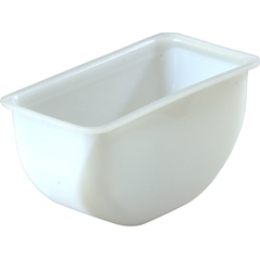 Delux Condiment Replacement Pint Containers, White