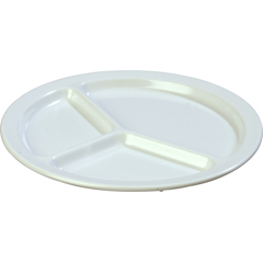 CFSKL10202CS - Carlisle Kingline 3-Compartment Plate