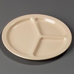 CFSKL10225CS - Carlisle Kingline 3-Compartment Plate