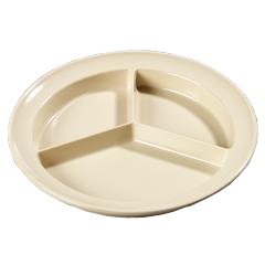 CFSKL20325CS - Carlisle Kingline 3-Compartment Plate