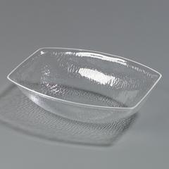 Oval Acrylic Pebbled Bowl