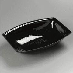 Oval Acrylic Pebbled Bowl
