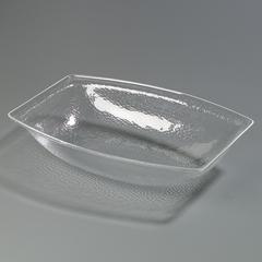 Oval Acrylic Pebbled Bowl