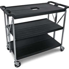 CFSSBC203103CS - Carlisle Fold 'N Go&reg; Cart - Black