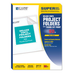 Buy Deluxe Clear Vinyl Project Folders