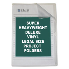 Buy Deluxe Clear Vinyl Project Folders