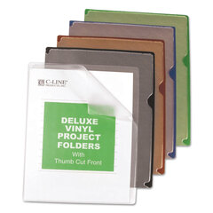 Buy Deluxe Vinyl Project Folders, Assorted Colors