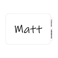 Buy Self-Adhesive Plain White Name Badges