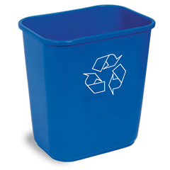 Rectangular Recycling Wastebaskets