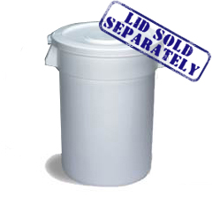 CON2000WH - Continental Huskee&trade; 20 Gallon Waste Receptacles