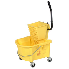 CON226-312YW - ContinentalSplash Guard&trade; Mop Bucket with Side-Press Combo Pack