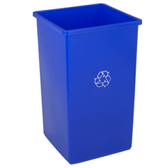CON25-1 - ContinentalSwingline Square Recycling Receptacles