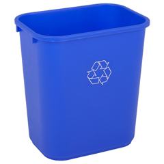 CON4114-1 - ContinentalRectangular Recycling Wastebaskets