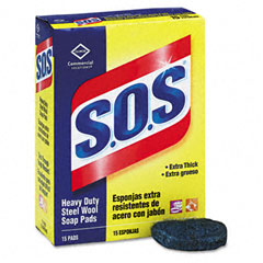 COX88320BX - Clorox&reg; S.O.S&reg; Steel Wool Soap Pad