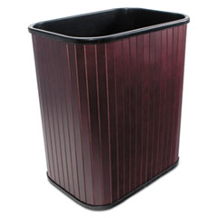Rectangular Genuine Hardwood Wastebaskets