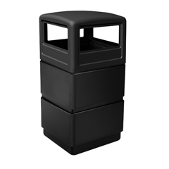 CZP73250199 - Commercial Zone Products38-Gallon 3-tier Waste Container with Dome Lid