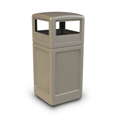 CZP73290299 - Commercial Zone Products38-Gallon Square Waste Container with Dome Lid