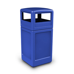 CZP73290499 - Commercial Zone Products38-Gallon Square Waste Container with Dome Lid