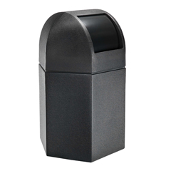 CZP73790199 - Commercial Zone Products45-Gallon Hexagon Waste Container with Dome Lid
