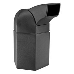 CZP73800199 - Commercial Zone Products45-Gallon Hexagon Waste Container with Drive-Through Lid
