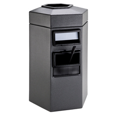 CZP755324 - Commercial Zone ProductsHexagon Extra Large Single-Sided Waste Container & Windshield Service Center