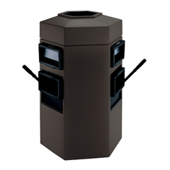 CZP755424 - Commercial Zone ProductsHexagon Extra Large Double-Sided Waste Container & Windshield Service Center