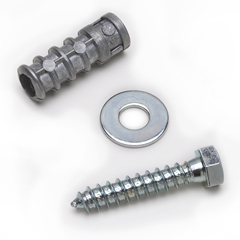 CZP795600 - Commercial Zone ProductsWaste Container Bolt-Down Hardware