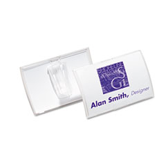 DBL821319 - Durable&reg; Click-Fold&reg; Convex Name Badge Holders